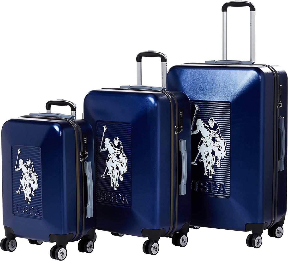 POLO Suitcase Hardsuitcase Set of 3-Navy – The Bag House®™