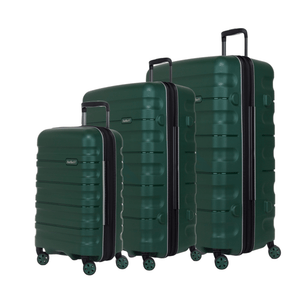 Antler Juno 2 Suitcases Set of 3 Green - The Bag House®™