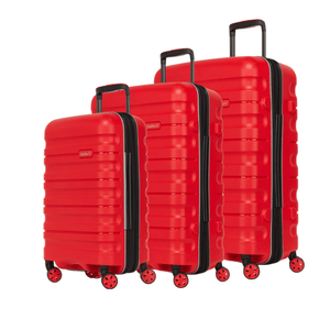 Antler Juno 2 Suitcases Set of 3 Red - The Bag House®™