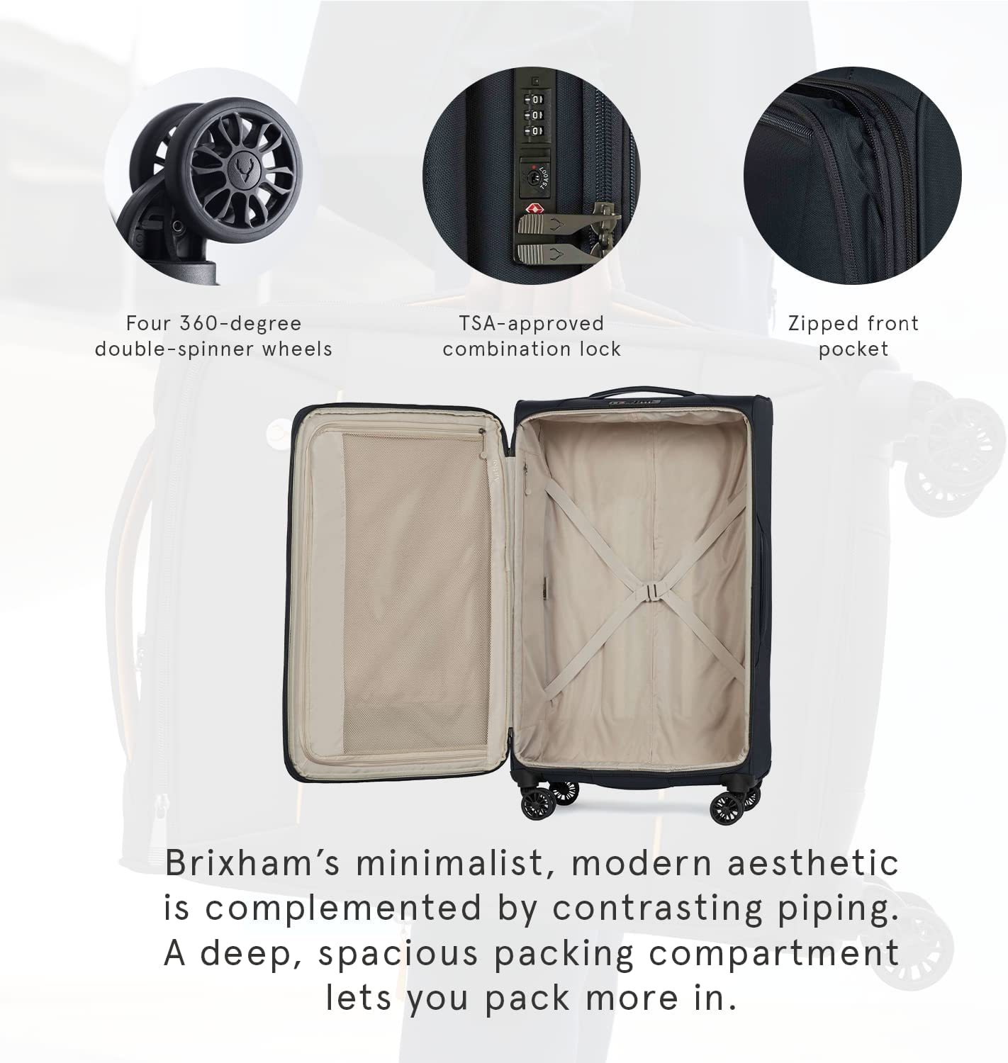 Antler Brixham Suitcases Check In Large Navy