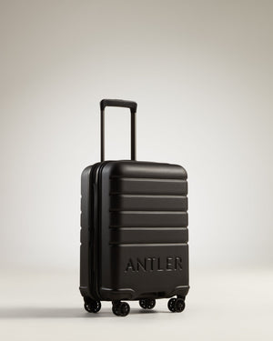 Antler Logo Carry - On Suitcase - Black - The Bag House®™