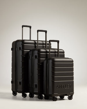 Antler Logo Suitcase In Set - Black - The Bag House®™