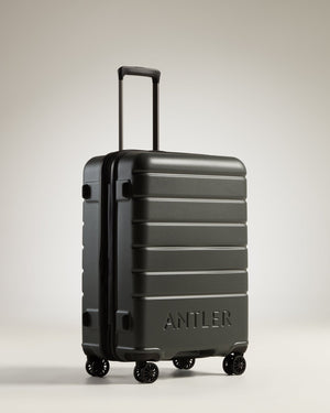 Antler Logo Suitcase Check - In Medium, Moss Grey - The Bag House®™