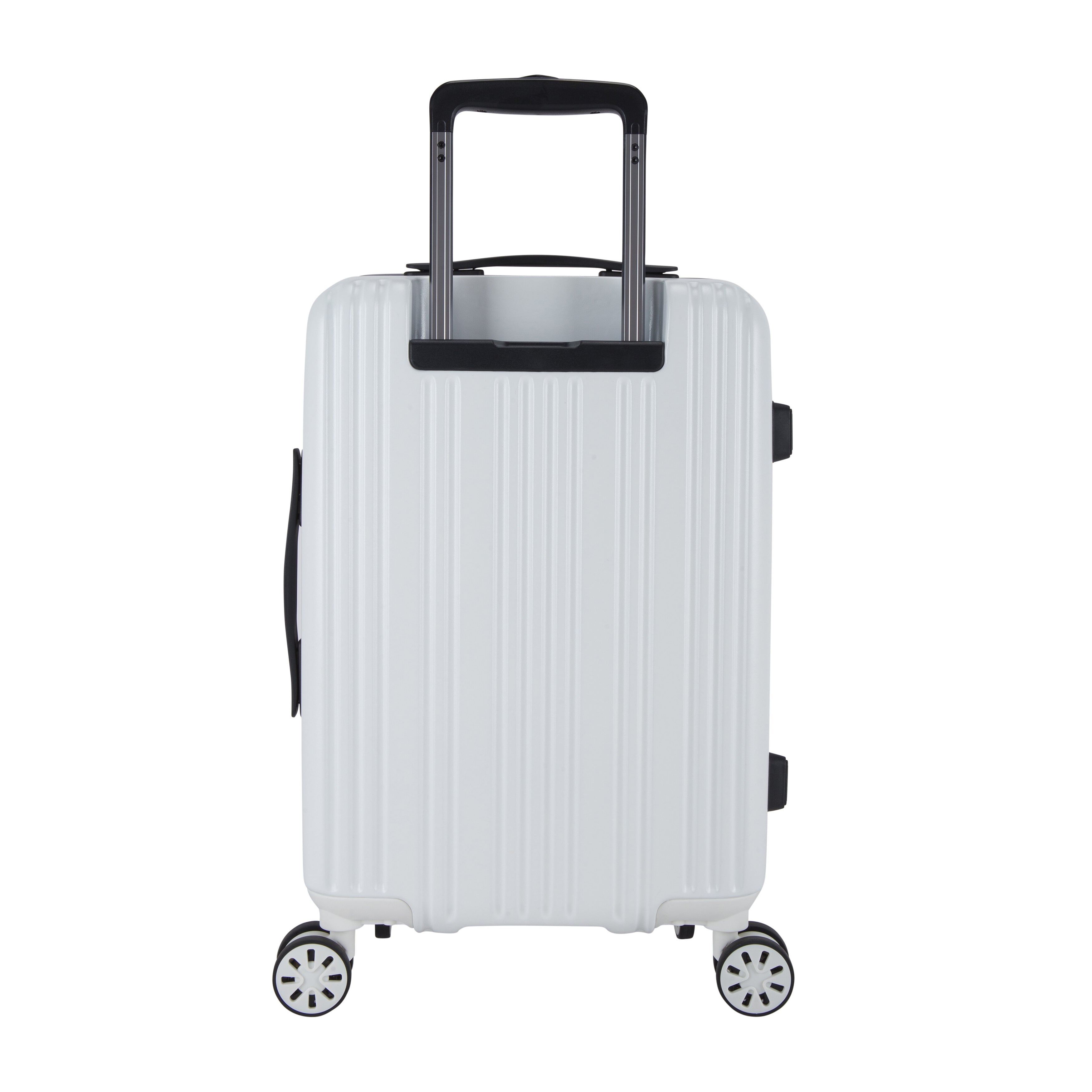 Pierre Cardin Suitcase Front Pocket Design Carry On, White