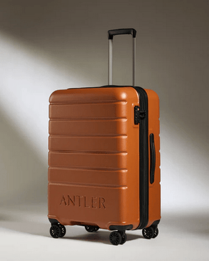 Antler Logo Suitcase Check - In Medium, Amber - The Bag House®™