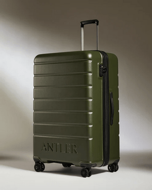 Antler Logo Suitcase Check - In Large, Pine Green - The Bag House®™