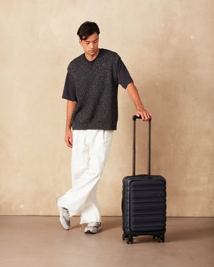 Open image in slideshow, Clifton Cabin Suitcase With Pocket -  Navy
