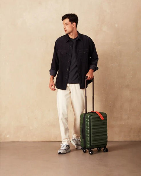 Clifton Cabin Suitcase With Pocket Green – The Bag House®™