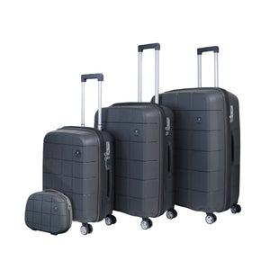 فتح الصورة في عرض الشرائح Pierre Cardin Unbreakable Pixel Collection Set of 4- Dark Grey

