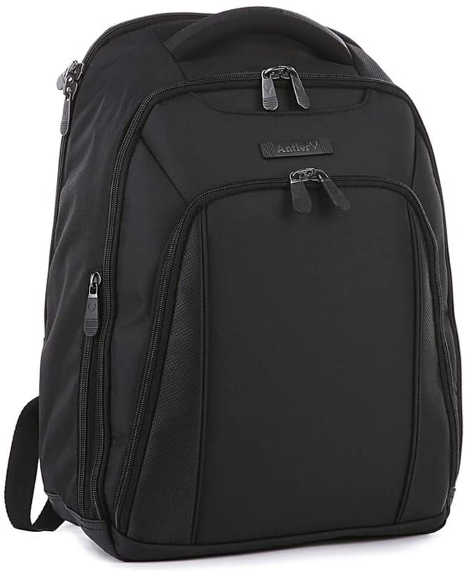 antler business 100 laptop backpack in Black the Icon Backpack is designed with structure and substance ANTLER - Urban Light Backpack,