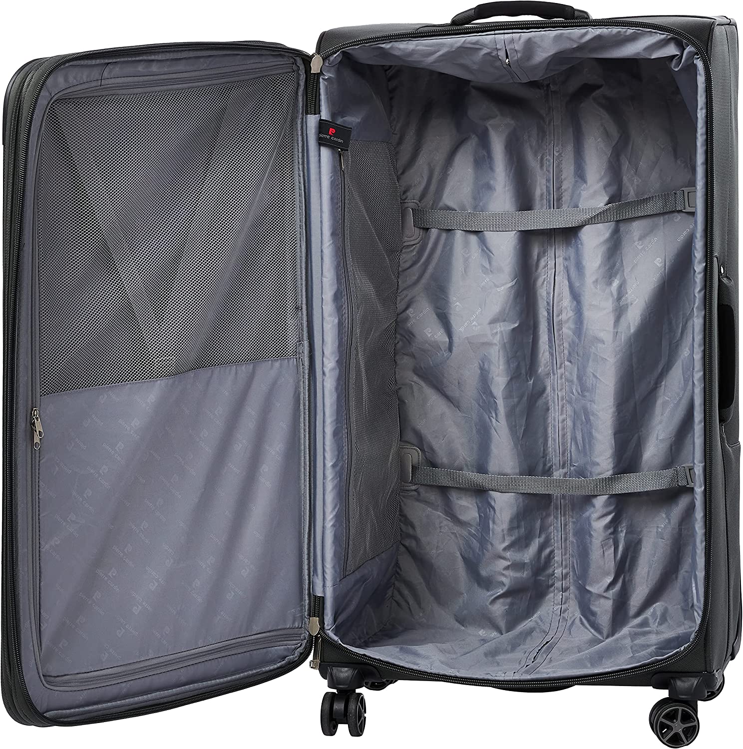 Pierre Cardin TL Softcase Trolley Check In Extra Large Grey