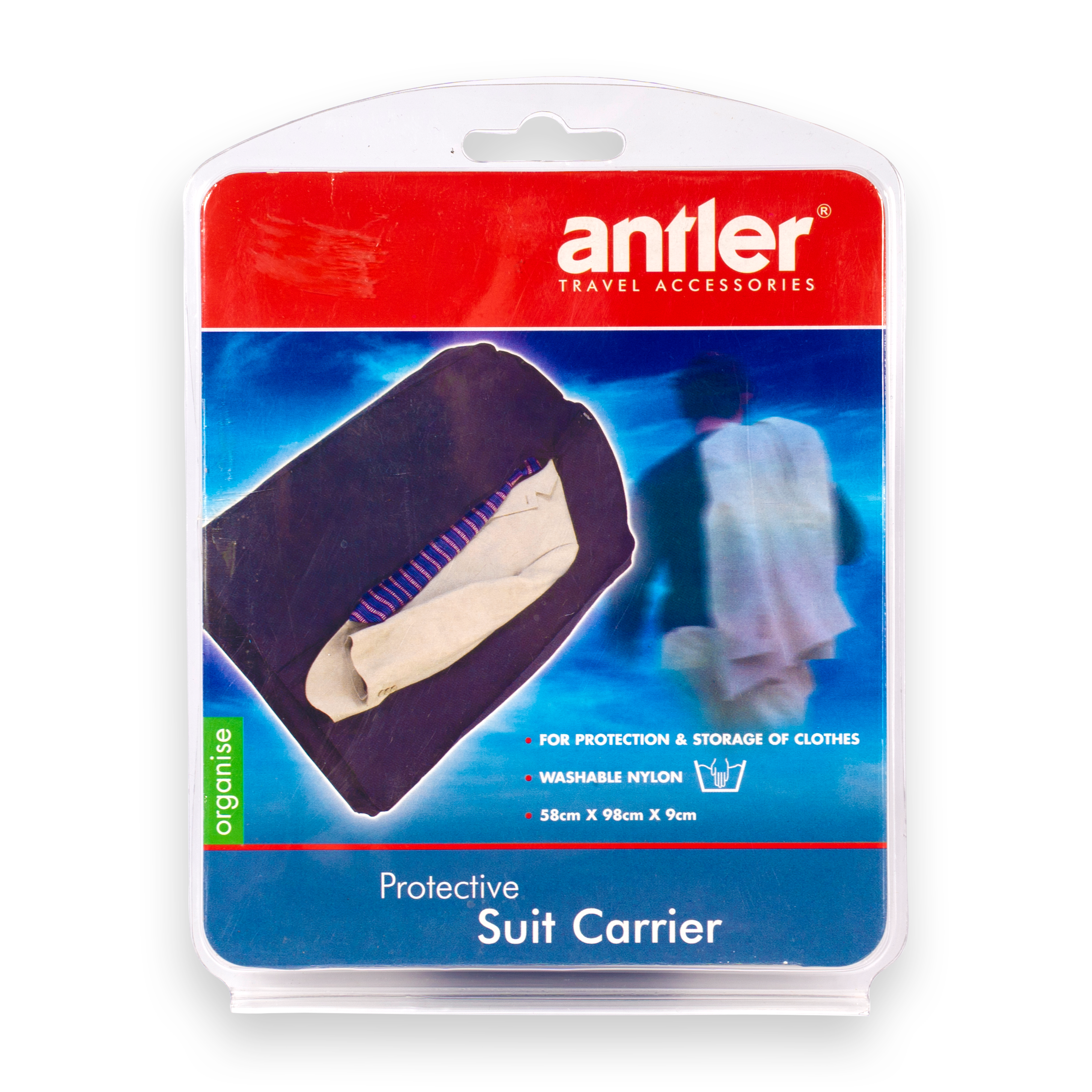 Antler UK Protective Organizer & Suit Carrier \  Black