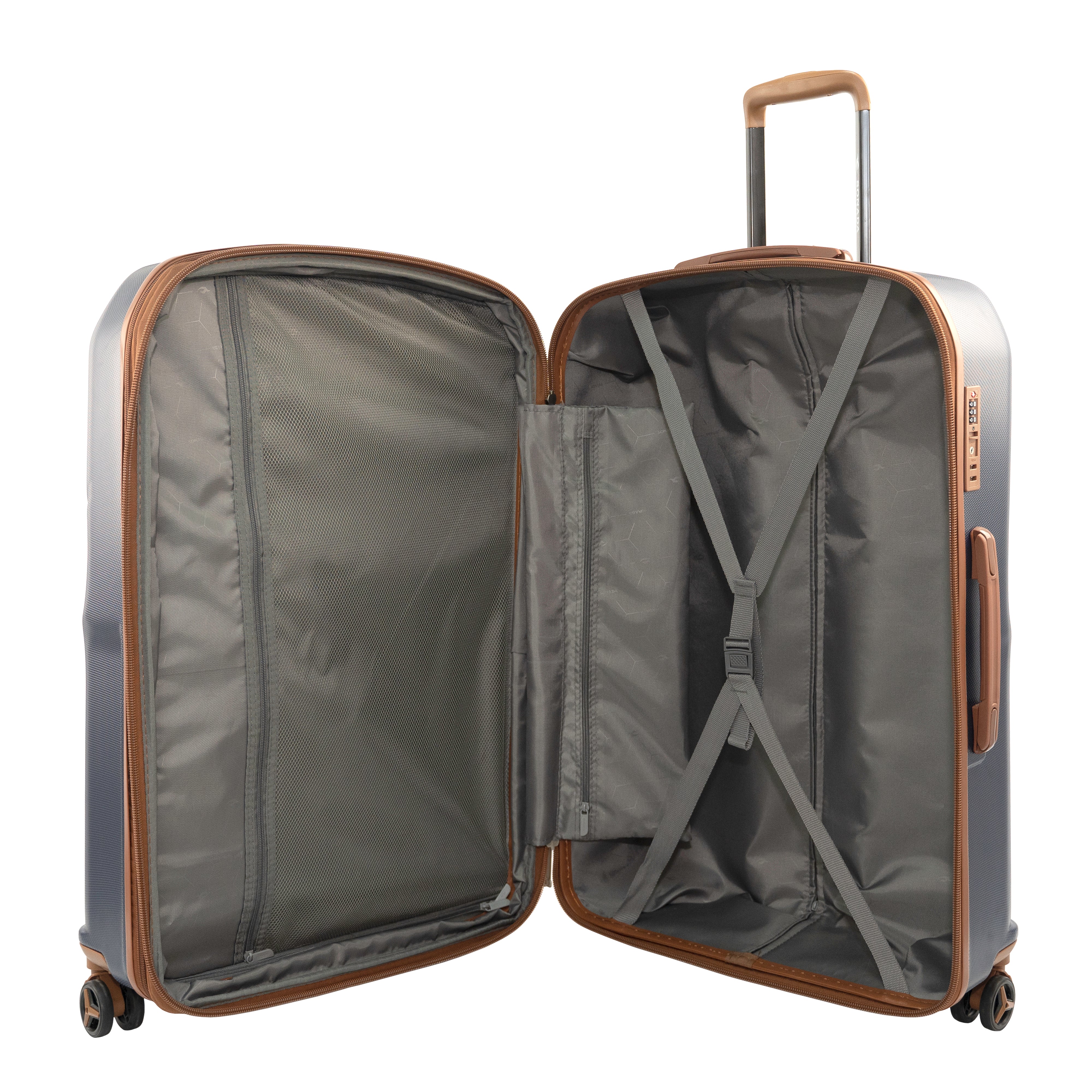 Sonada Upright Luggage Expandable Hardside Suitcase Check In Blue