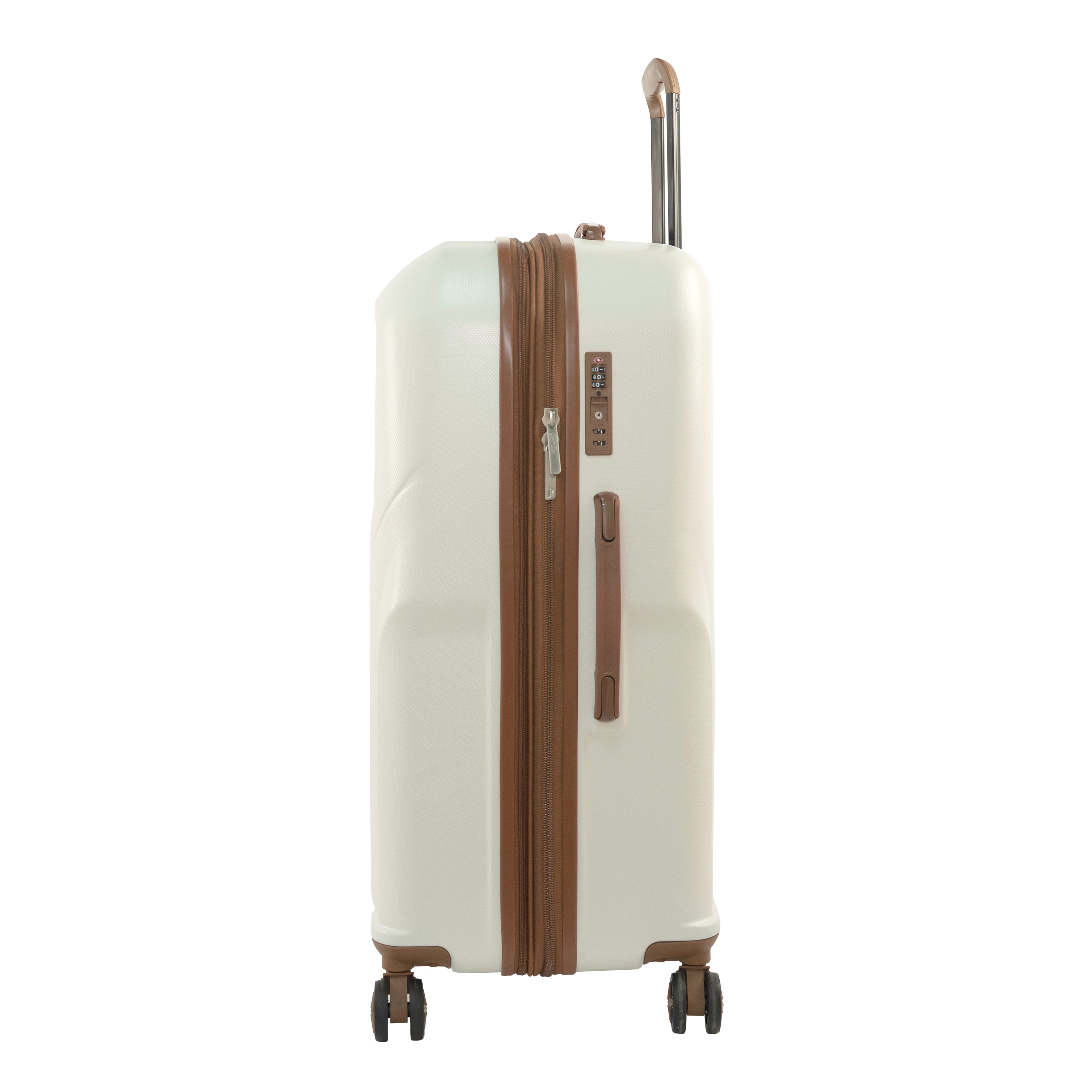 Sonada Upright Luggage Expandable Hardside Suitcase Check In White
