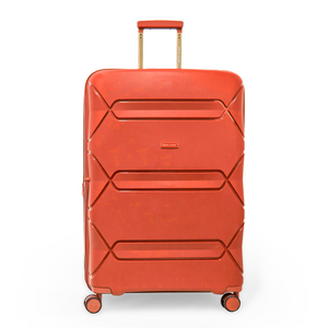 Open image in slideshow, Pierre Cardin Trolley Strong Flexible Suitcases Check-In Peach
