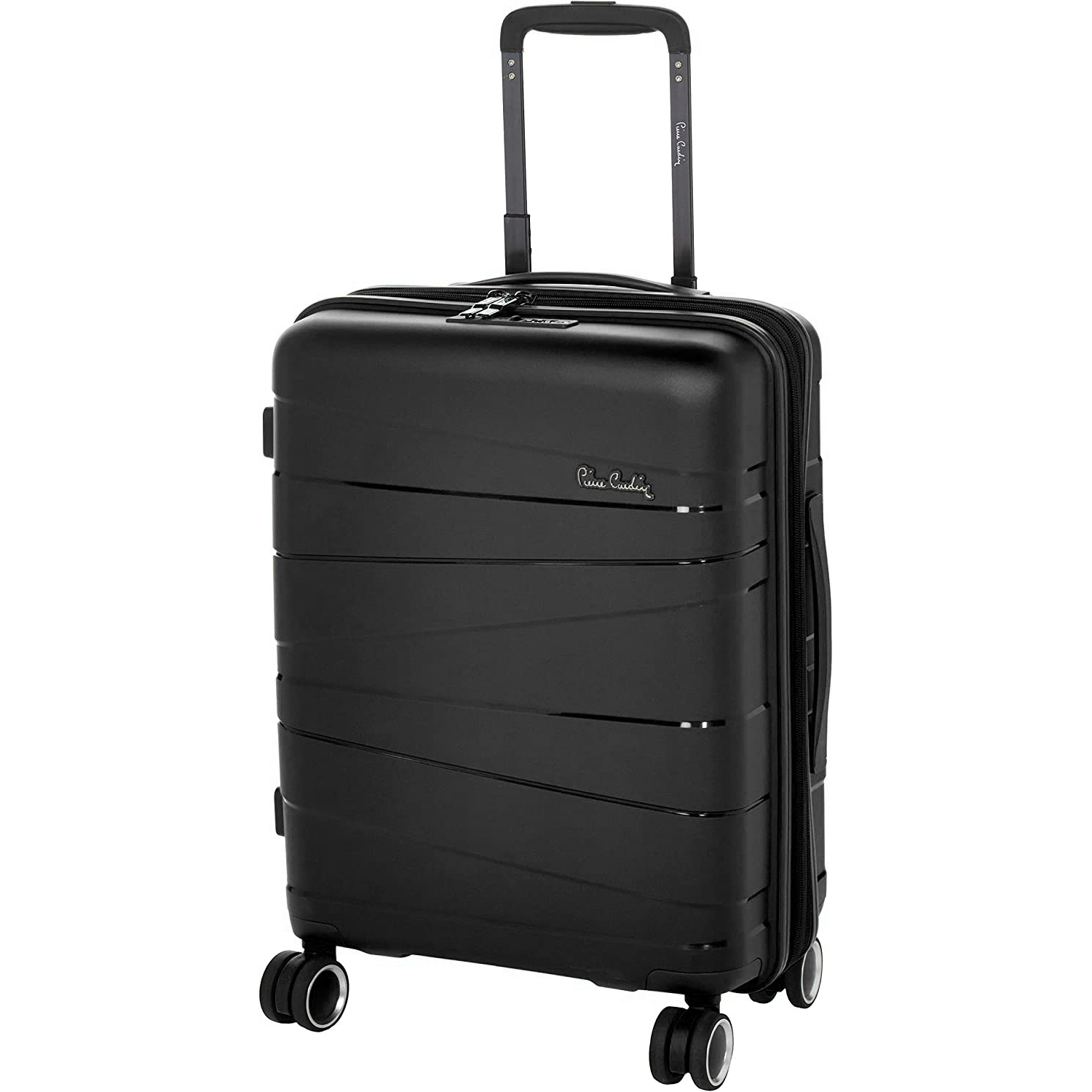 Pierre Cardin Zurich Suitcase Carry On Black The Bag House