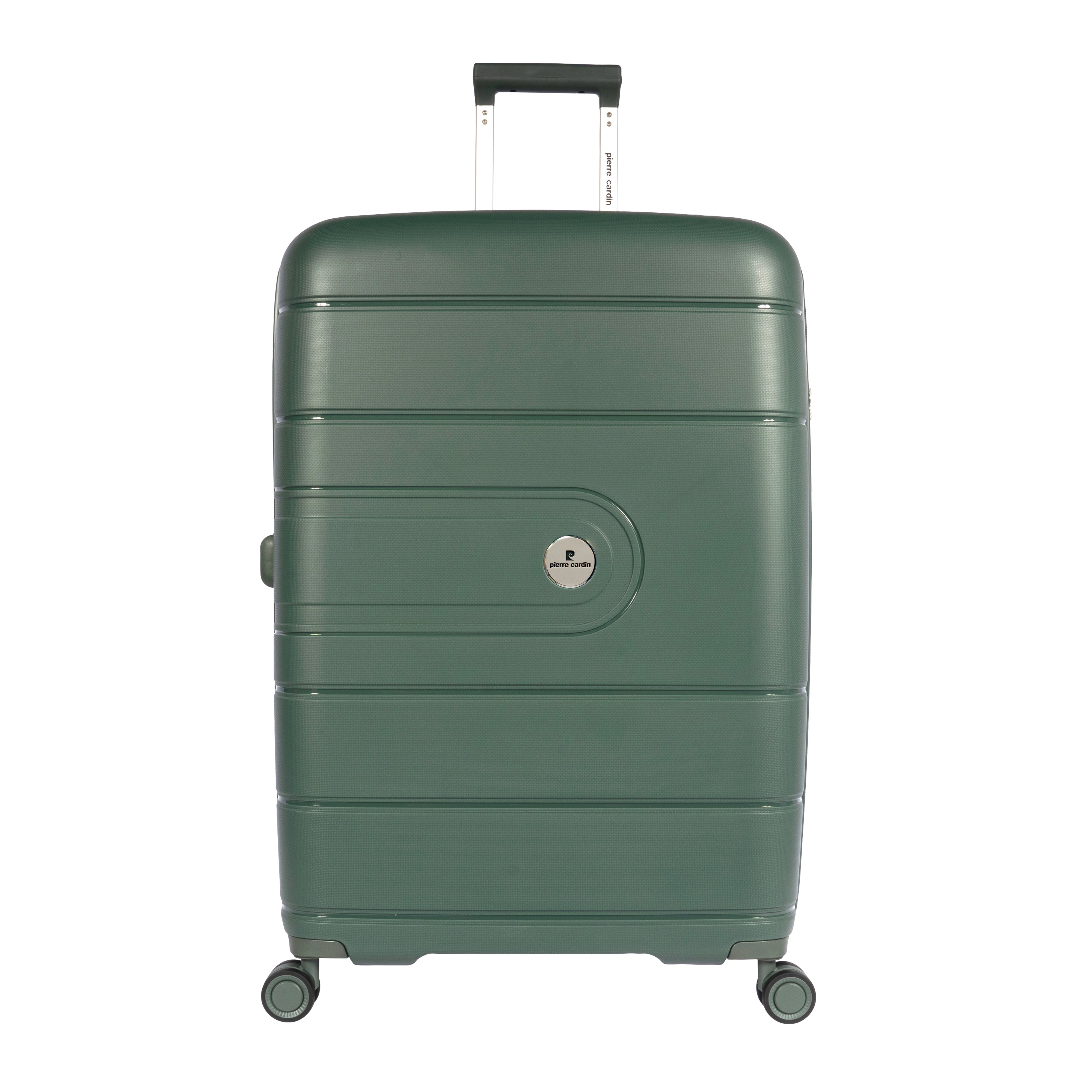 Pierre Cardin Large Hardcase Trolley in Green PC86304
