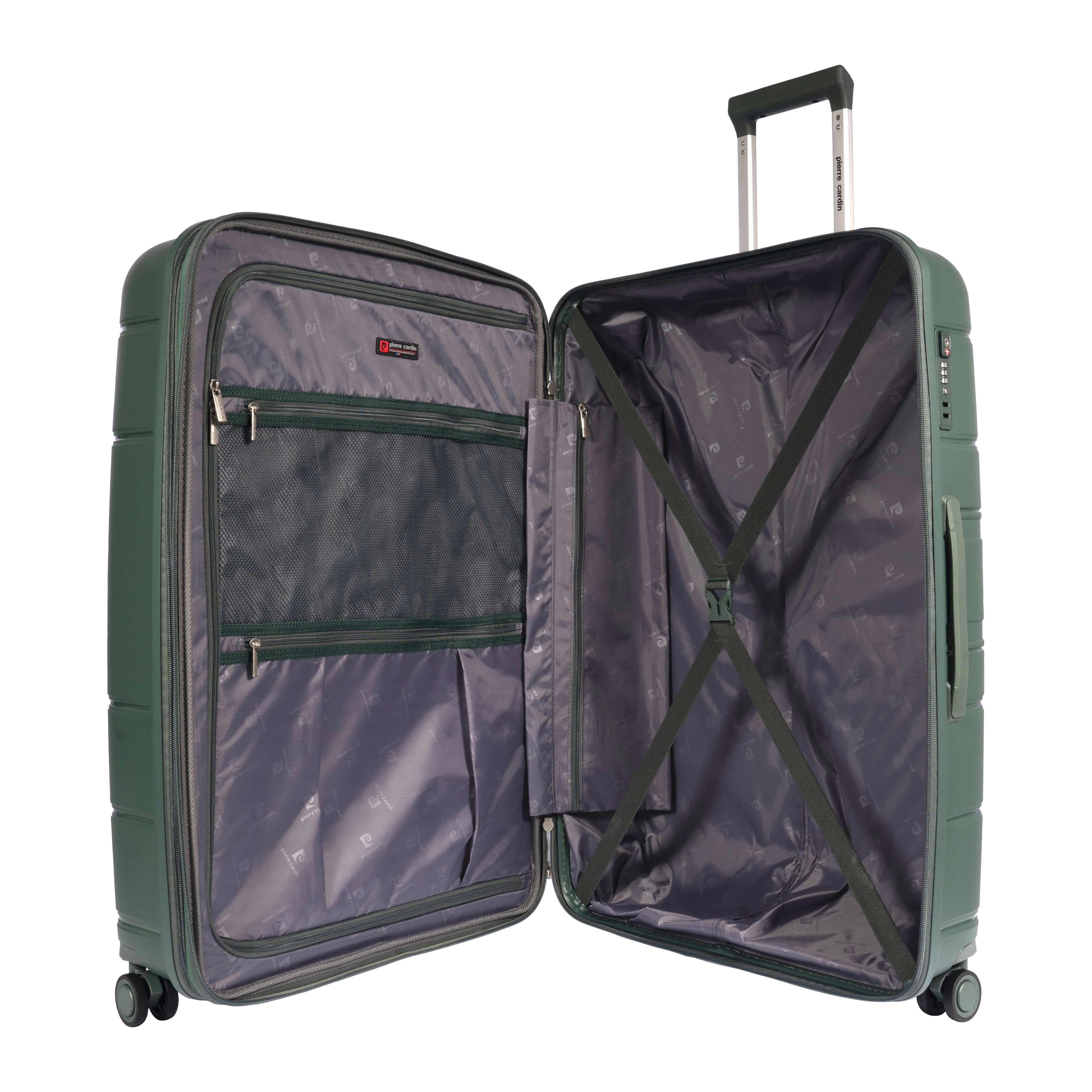 طقم حقائب سفر بيير كاردان New Collection Hardcase 4T - أخضر
