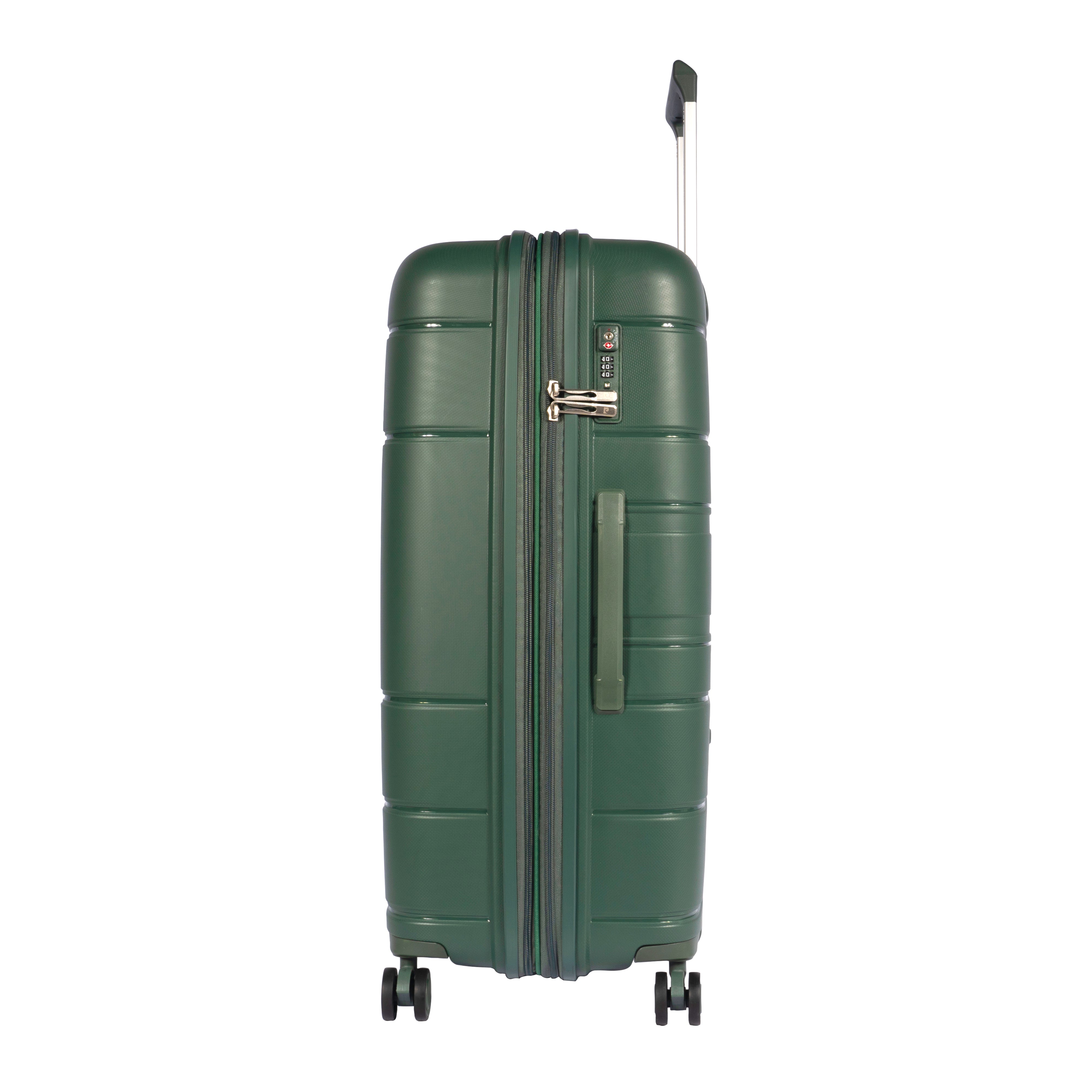 حقيبة بيير كاردان كبيرة صلبة باللون الأخضر PC86304