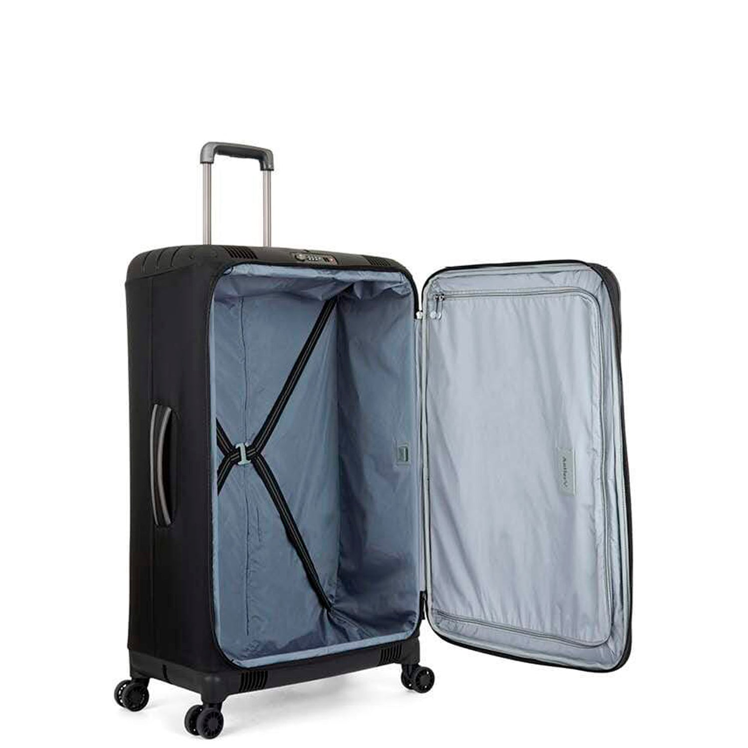 Antler Titus Collection Suitcase-Large Check In Black/Navy