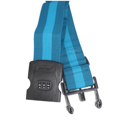 Antler_UK Combination Lock Luggage Strap, Light Blue