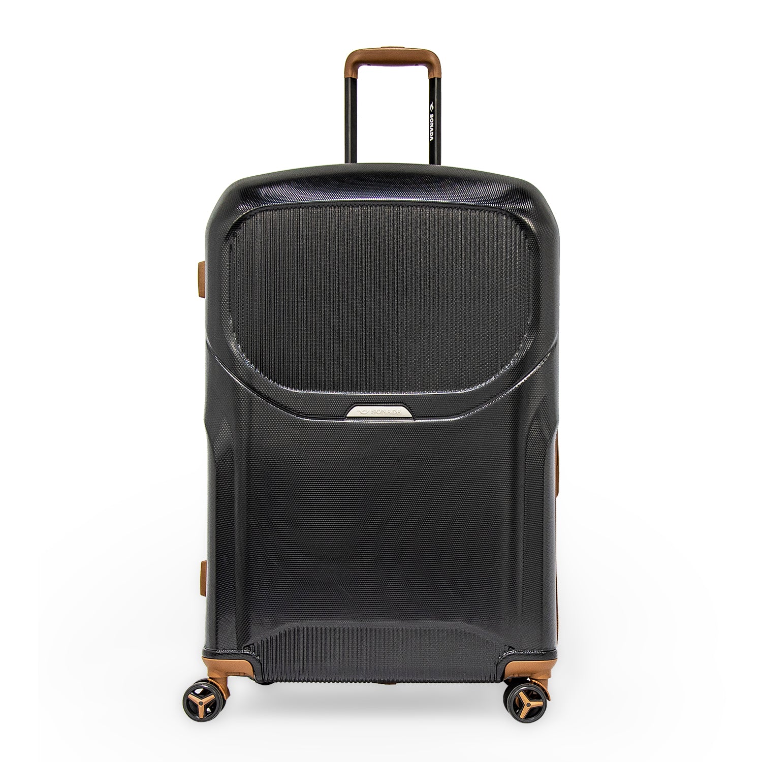 Sonada Upright Luggage Expandable Hardside Suitcase Check In Black