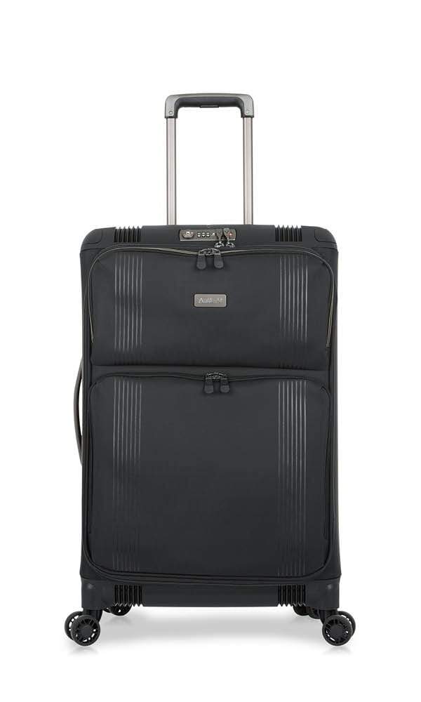 Antler Titus Collection Suitcase-Medium Check In Black/Navy
